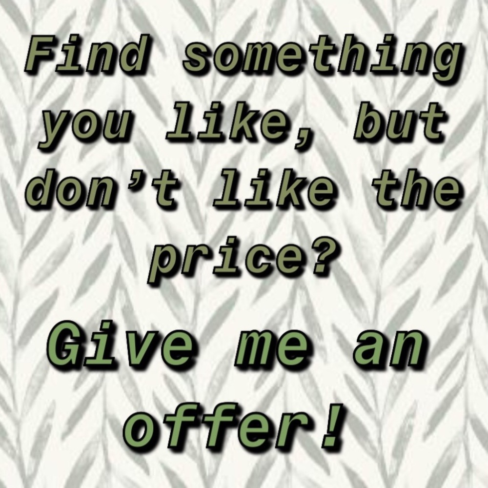 Give an offer!😁🤍